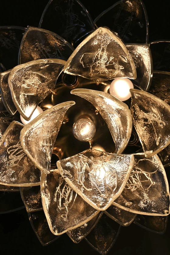 Wunderschöner XL-Kronleuchter aus Muranoglas von La Murrina – Metal (photo 15 of 15)