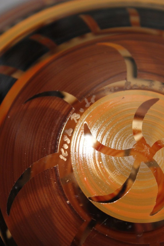 Image 1 of Cuenco escultura Monica Backström & Kosta Boda "Tonga" Suecia 1998