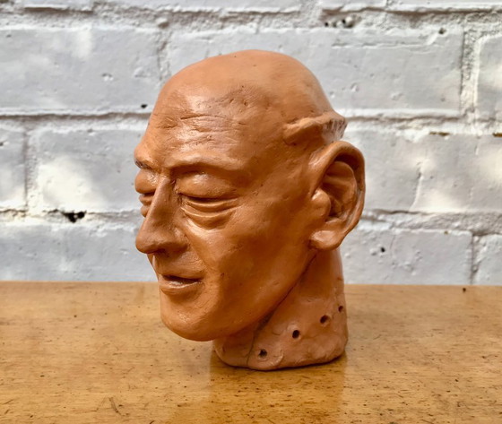 Image 1 of Scultura d'epoca, busto di uomo in argilla