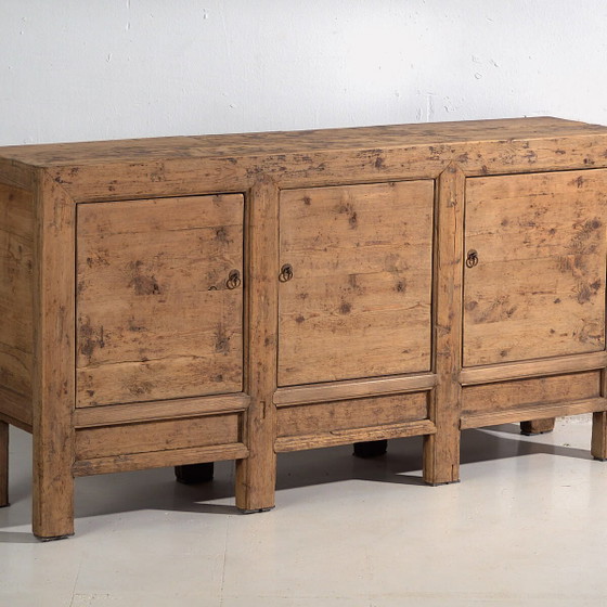 Antikes dreitüriges Sideboard (ca. 1900) #2 (photo 4 of 40)