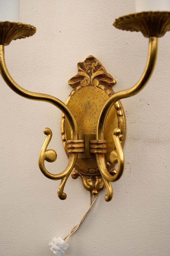 Flämischer Barockstil Messing Wandleuchter Klassisch, Wandleuchten, Gold (Foto 2 von 4)