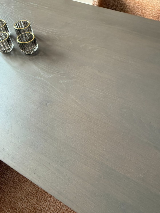 Image 1 of AL2 Vintme 002 dining table & 6x AL2 Mob 012 dining table chair