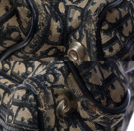 Image 1 of Borsa DIOR en Toile Bleu Marine - 340451119