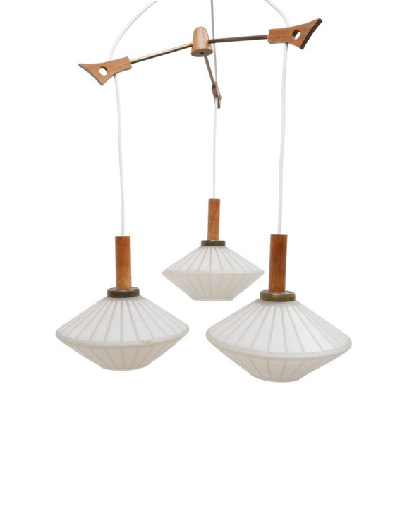 Image 1 of 1960s glass pendant lamp