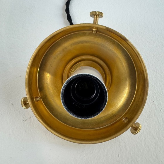 Image 1 of LOTTO DI 3 PENDENTI IN VETRO ROTONDI VINTAGE