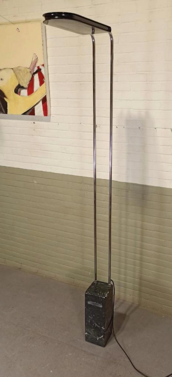 Image 1 of Lámpara de pie italiana posmoderna con base de mármol