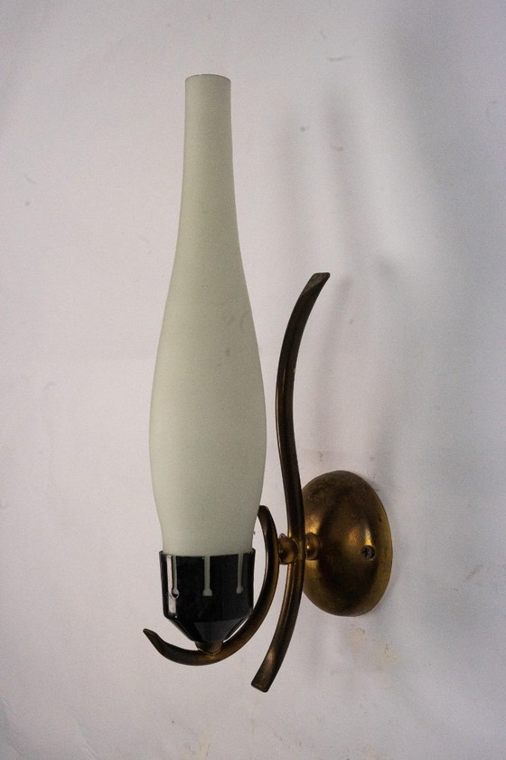 Image 1 of Coppia di appliques di metà secolo in stile Arredoluce. Italia anni '50