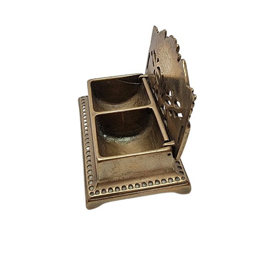 Caja de sellos de latón antiguo – Objetos decorativos, Brass (photo 5 of 5)