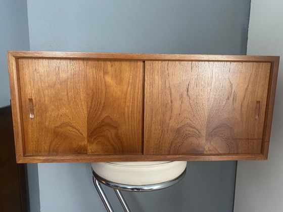 Image 1 of Vintage teak Cadovius hangkastje kastje jaren 60