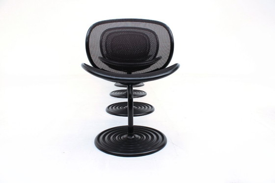 Image 1 of Come nuove! Set vintage di 4 sedie O-Line, disegnate dal Prof. Herbert Ohl per Wilkhahn nel 1982, in condizioni da museo!