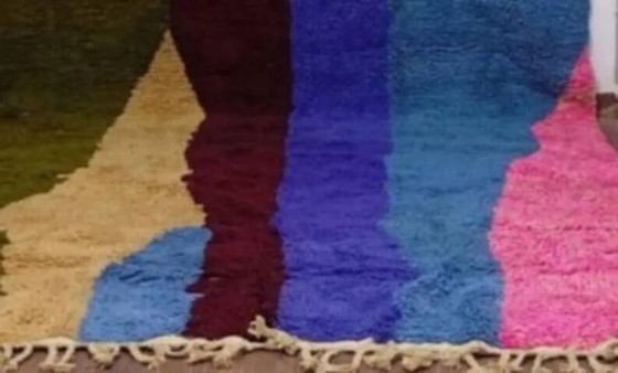 Prachtig handgemaakt kleurrijk vloerkleed 215cm x 315cm – Vloerkleden en tapijten, Wool, Modern (photo 3 of 6)