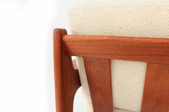 Image 1 of come nuova, 2x Arne Wahl Iversen f. Komfort, poltrona danese in teak della metà del secolo scorso, poltrona vintage, rivestiment