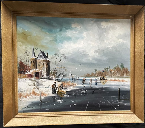 Henk Poeder (1964) - L'hiver en Hollande