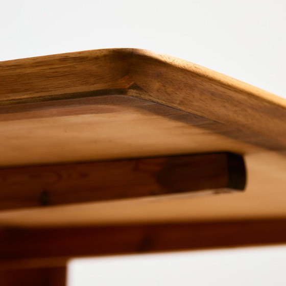 Image 1 of MK11104 Table de salle à manger restaurée en teck et chêne