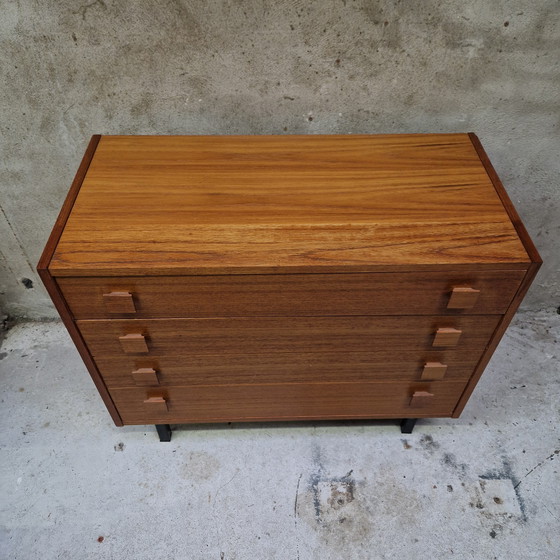 Image 1 of Slotboom vintage ladekast schoenenkast dutch design 