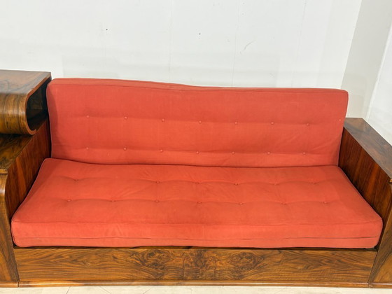 Image 1 of Bellissimo divano Art Déco / divano olandese / divano letto vintage / allungabile