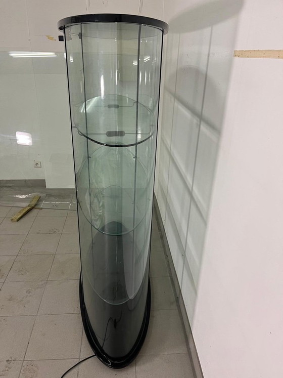Image 1 of Fiam Palladio, vitrina de cristal curvado