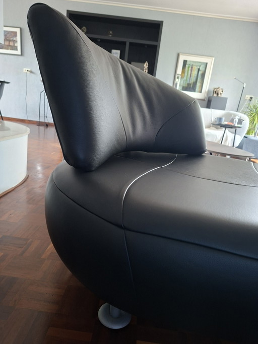 Leolux Kikko – chaises longue, Leather, Metal