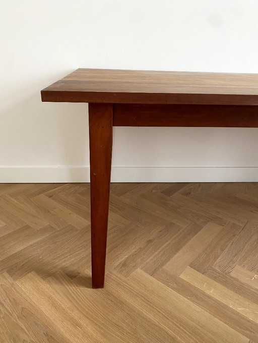 table de salle à manger en bois de cerisier massif