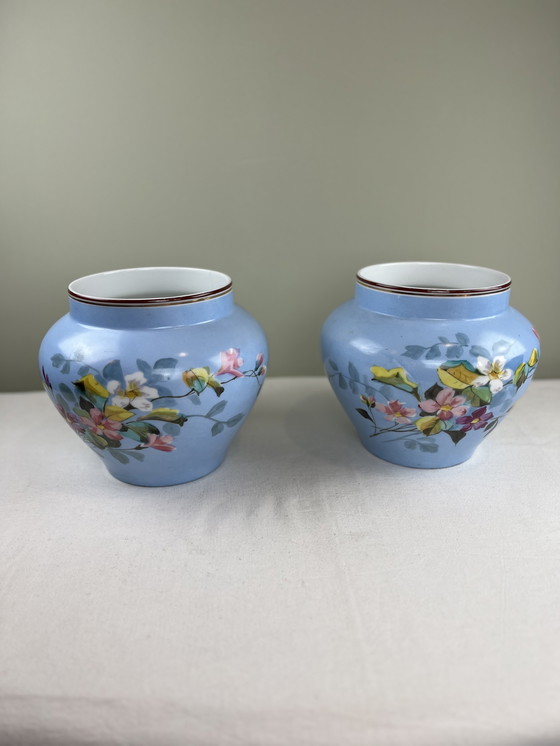 Image 1 of Paire de cache pots anciens