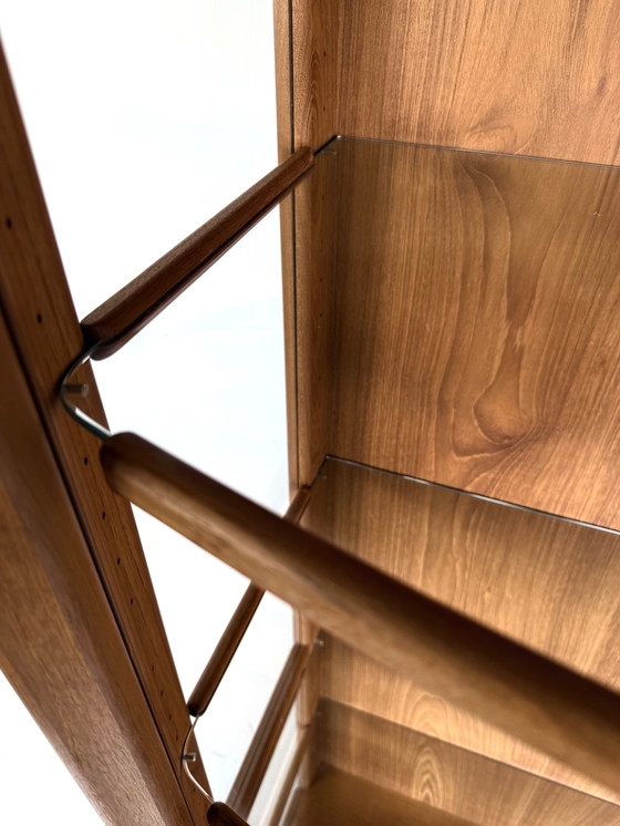 Image 1 of Vetrina danese vintage in teak e vetro anni '80