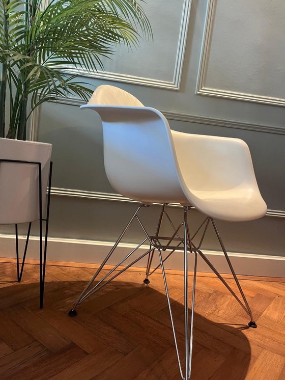 Image 1 of 4 sedie da pranzo Vitra DAR originali in buone condizioni