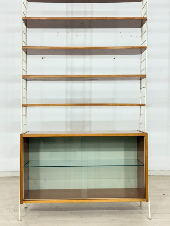 Image 1 of Estantería de pared modular de mediados de siglo, serie “Sybille” - década de 1960 / Estantería String