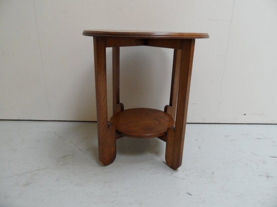 Image 1 of Art Deco round coffee table