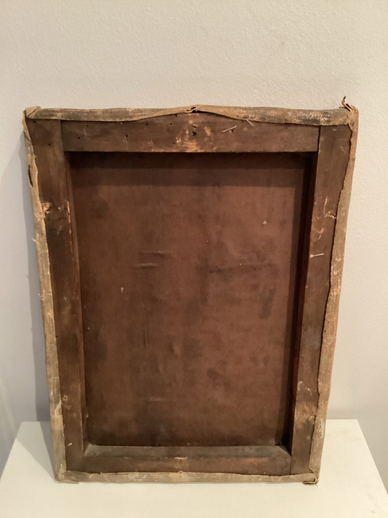 G.Devriendt- Authentiek maritiem olieverfschilderij op doek ( 1935)., G. Devriendt, Kunst, Hout, Canvas, Blauw (foto 7 van 7)