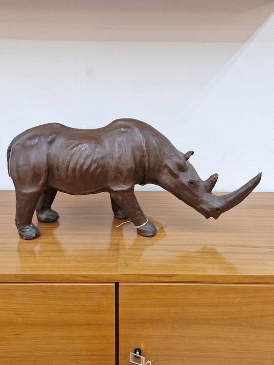 Image 1 of Rinoceronte in pelle vintage anni '70