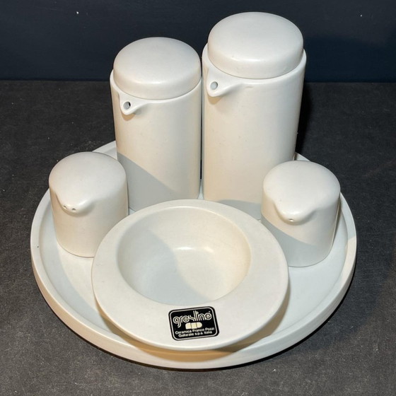Service de table italien GresLine en céramique par Franco Pozzi, années 1960, lot de 6 (photo 2 of 14)