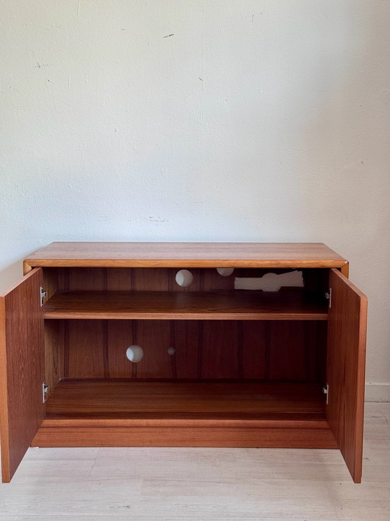 Buffet bas danois vintage Mid-century années 60 teck – Bois (photo 10 of 10)