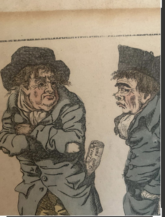 Robert DIGHTON (1752-1814) Raro: 6 Grabados / Social / Político – Pinturas y dibujos, Paper (photo 8 of 15)