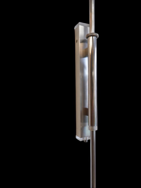 Image 1 of Dijkstra dubbele boog wandlamp, jaren 70