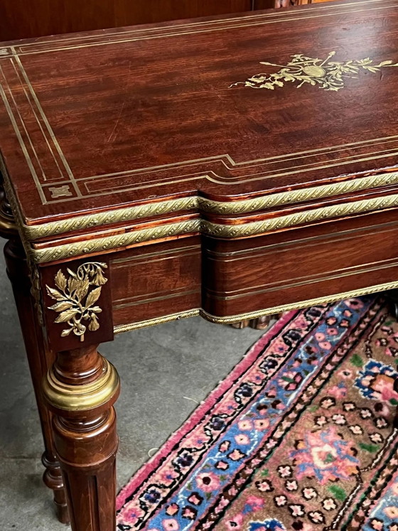 Console - Tavolo da gioco in stile Napoleone III. – Brass (photo 9 of 11)