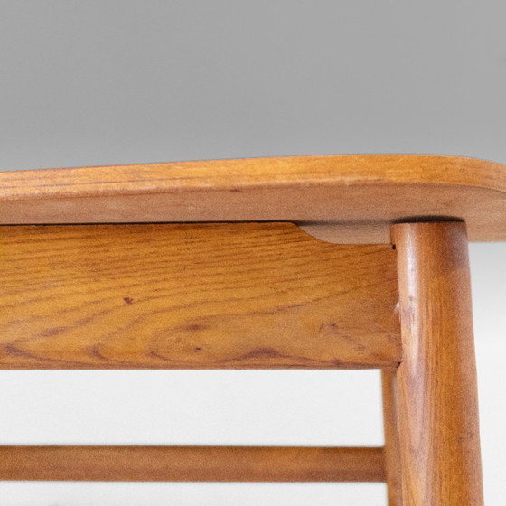 1x Scandinavische houten eetkamerstoelen in de stijl van Hans Wegner, set van vier – Wood (photo 11 of 13)