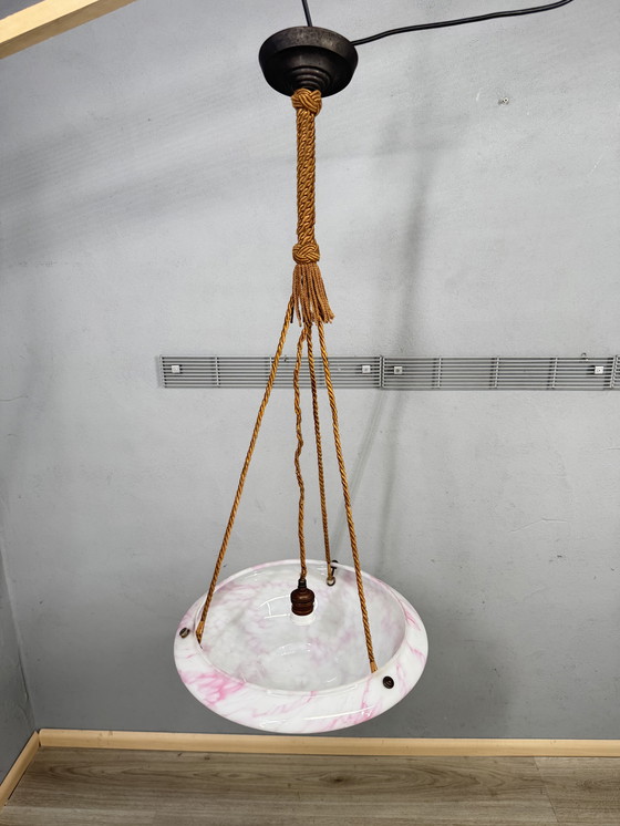 Image 1 of Lampada a sospensione Art Déco - Romantic Pink Swirl