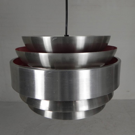 Vintage aluminum Pendant lamp Lakro Amstelveen, 1960s – Aluminium (photo 4 of 15)