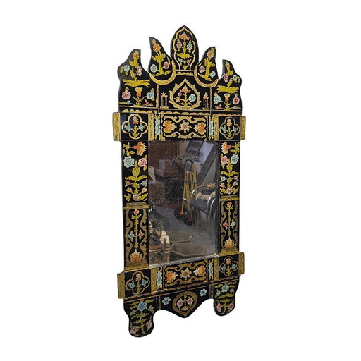 Vintage hand-painted Moorish mirror, 1960s/70s
