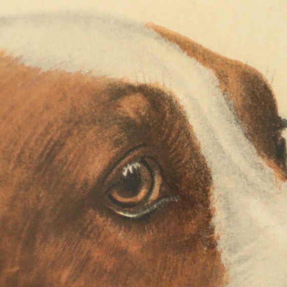 Image 1 of Large Color Lithograph Leon Danchin