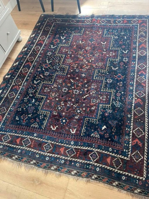  Karaktervol vintage tapijt | Handgeknoopt & uniek exemplaar