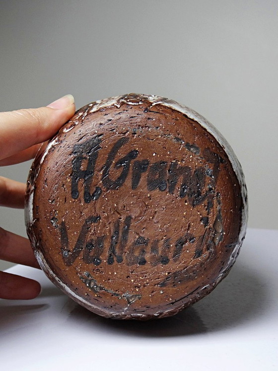 Pot chouette vintage en grès émaillé Alain Granet, Vallauris années 1960-1970 – Objets déco, Ceramic (photo 9 of 9)