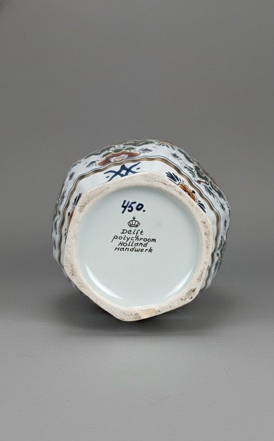 Image 1 of Set di 3 vasi Delftware – Polychroom Holland – Fatti a mano