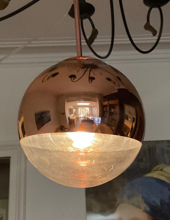 Lampada a Sospensione Design Rame 25 Cm – Lampade a sospensione, Glass, Murano Glass (photo 3 of 5)