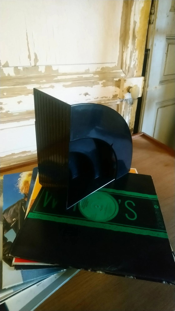 Kunststof „Crayonne“ vinylhouder circa 70/80 – Tijdschriftenrek, Plastic, Vintage (photo 14 of 16)