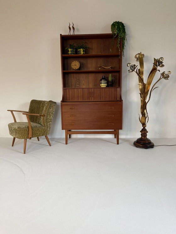 Image 1 of Vintage Hollywood Regency floor lamp, Hans Kögl '70