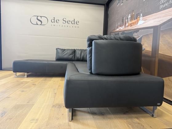 Sofá esquinero De Sede 165 de cuero negro, 210x300 – Sofás esquineros, Leather (photo 7 of 11)