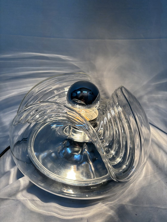 Image 1 of Lampe de plafond ou applique murale vintage Peill & Putzler Futura Wave, 1970