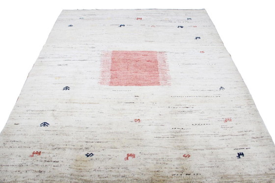 Image 1 of Original Perserteppich Gabbeh Ghashghai Orientteppich 237 cm x 197 cm Alt Natur