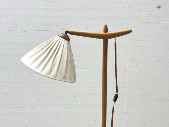 Image 1 of Lámpara de pie de haya by Temde, 1960s